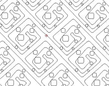 Load image into Gallery viewer, Spiral Cube, Digital quilting pattern, design, pantograph,E2E