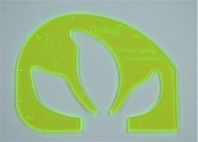 Load image into Gallery viewer, Petal, Feather Quilting Ruler - Leaf