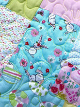 Load image into Gallery viewer, Available now: Easter Bunny baby quilt