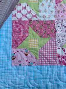 Available now: Cowboy and Cowgirl quilt, very pretty!