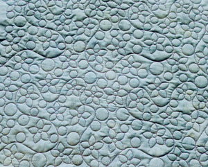 Flower and pearls, Digital quilting pattern, design, pantograph.