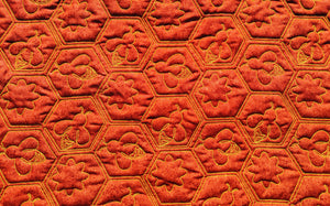 Honeycomb Bee, Digital quilting pattern, design, pantograph.