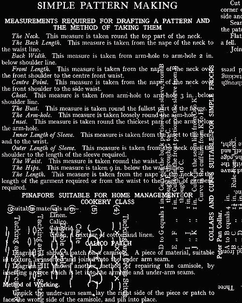 Wide Back Sew Text Black
