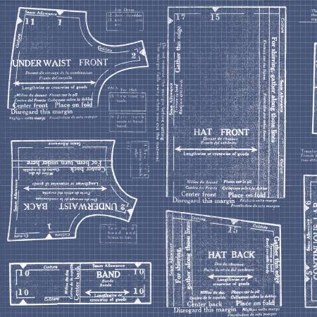 Wide Back Sew Journal 18-Inch Doll Pattern Denim