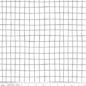Wide Back Wild and Free Grid White