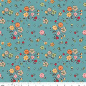 Wide Back Autumn Floral Raindrop