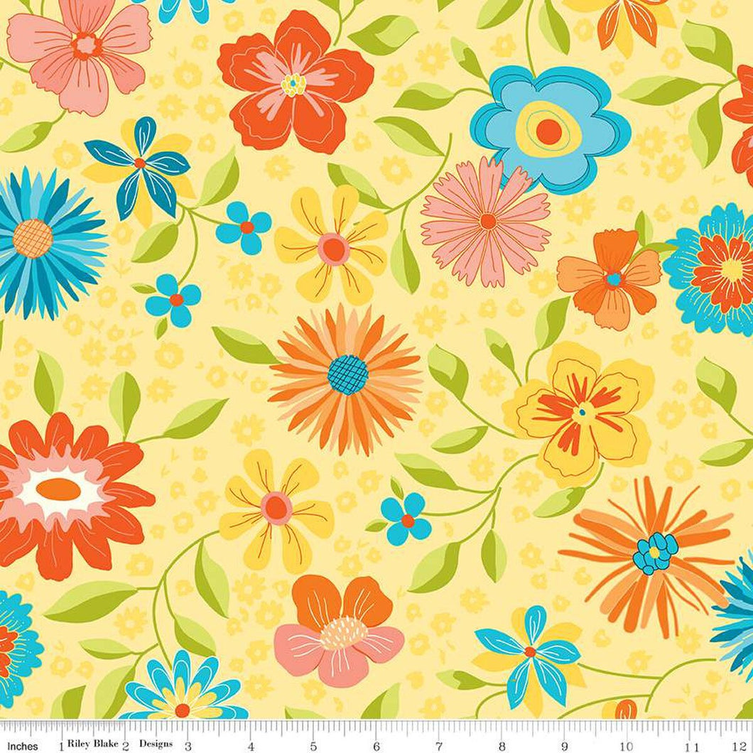 Wide Back Here Comes the Sun Yellow