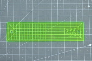 Longarm quilting ruler 12"x3"