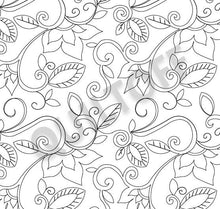 Load image into Gallery viewer, Enchanted Garden Digital quilting pattern, design, pantograph.
