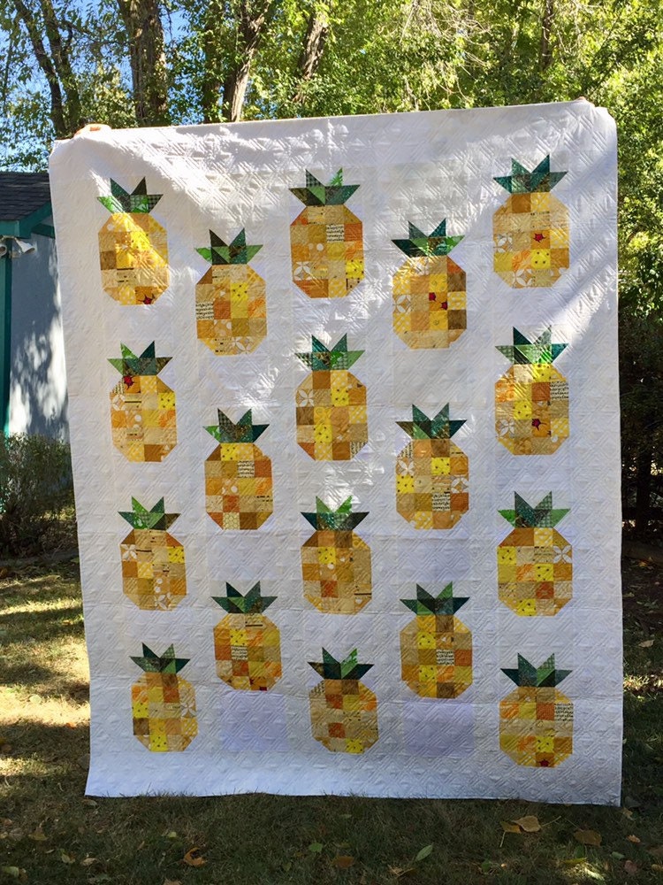 Make to order: Modern pineapple quilt