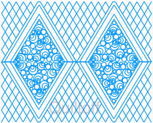 Border or EDGE to EDGE Design #3, digital quilting pattern, design, pantograph
