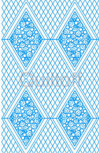 Load image into Gallery viewer, Border or EDGE to EDGE Design #3, digital quilting pattern, design, pantograph
