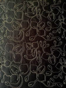 Royal Orchid  digital quilting pattern, design, pantograph