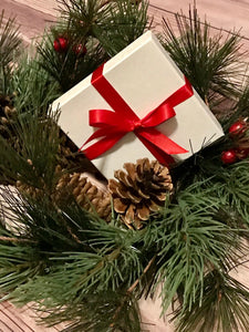 Christmas quilt block ornaments