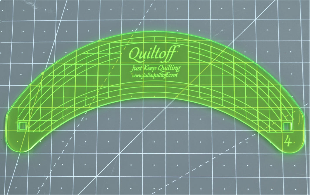 Curve #4, Longarm quilting ruler