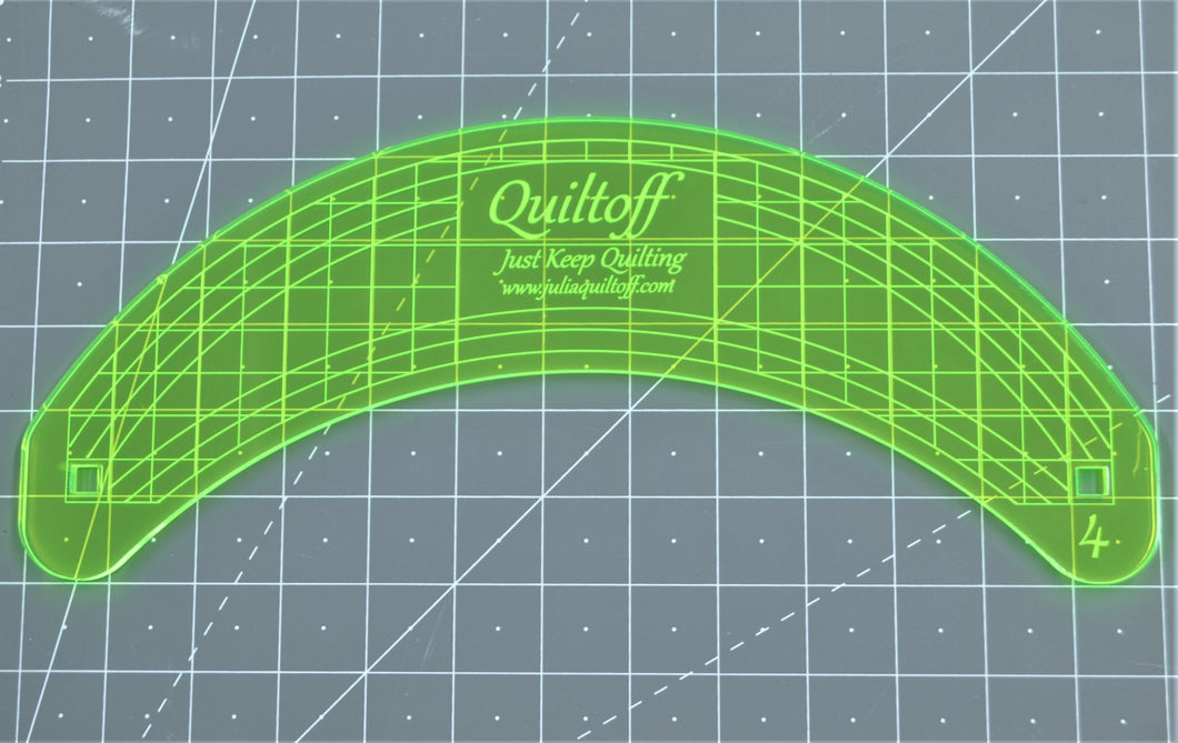 Curve #4, Longarm quilting ruler
