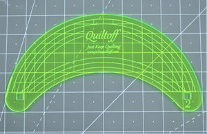 Curve #2, Longarm quilting ruler
