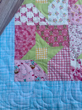 Load image into Gallery viewer, Available now: Cowboy and Cowgirl quilt, very pretty!
