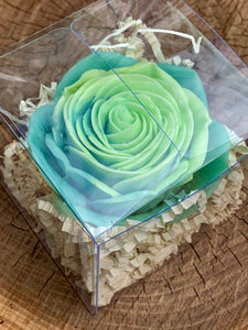 Soap flowers, pack of 4 Active