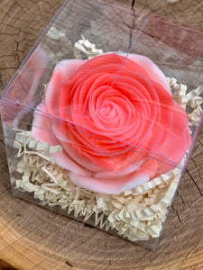 Soap flowers, pack of 4 Active